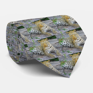 Leopard Neck Tie