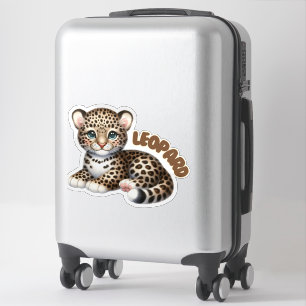 LEOPARD - NURSERY STICKER