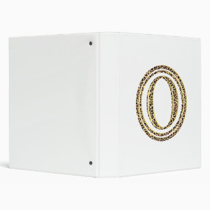 Leopard O 3 Ring Binder