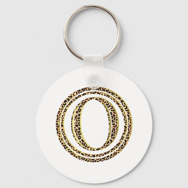 Leopard O Keychain (Front)