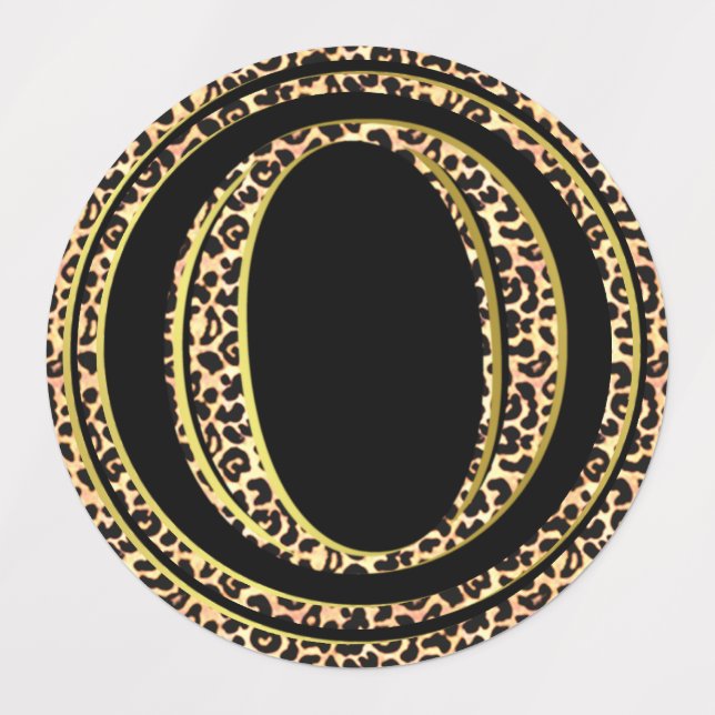 Leopard O Labels (Design 3)