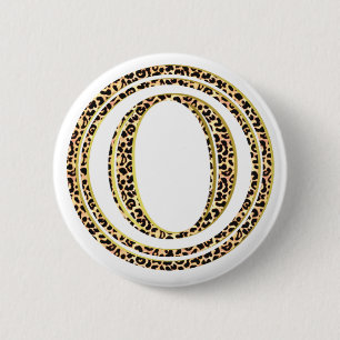 Leopard O Pinback Button