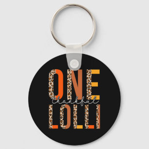 Leopard One Thankful Lolli Fall Vibes Thanksgiving Keychain