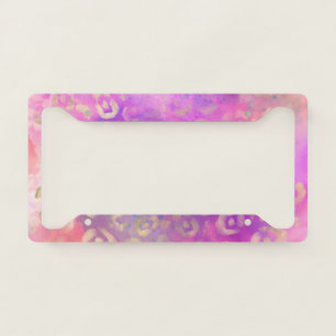 Leopard Paint Series Design 11  License Plate Frame