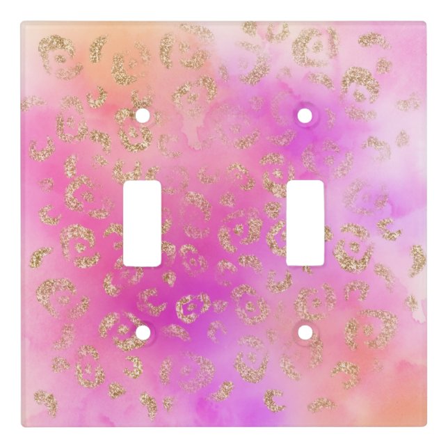 Leopard Paint Series Design 11  Light Switch Cover (Front)