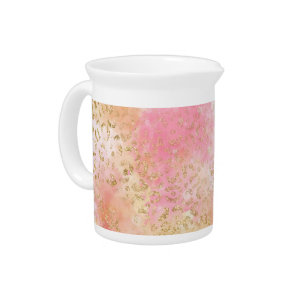 Leopard Paint Series Design 13 Beverage Pitcher