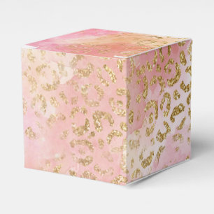 Leopard Paint Series Design 13 Favor Boxes