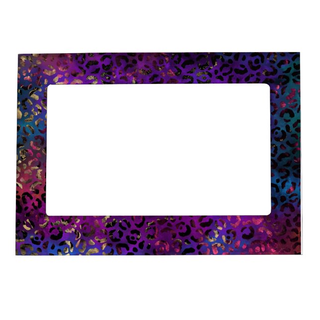 Leopard Paint Series Design 16  Magnetic Frame (Front)