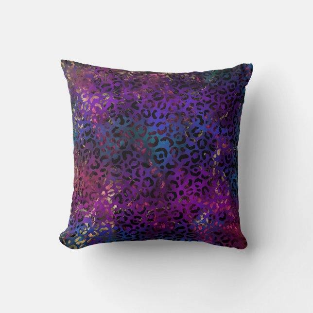 Leopard Paint Series Design 16  Throw Pillow (Front)