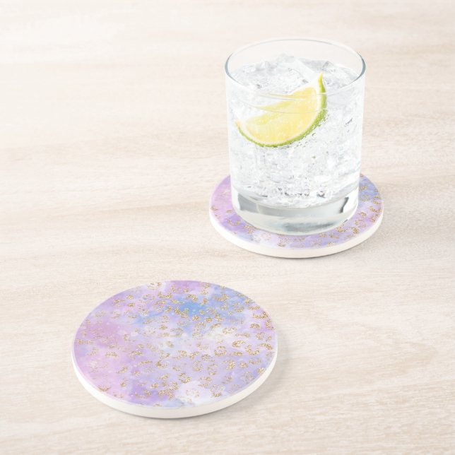 Leopard Paint Series Design 3   Coaster (Side)