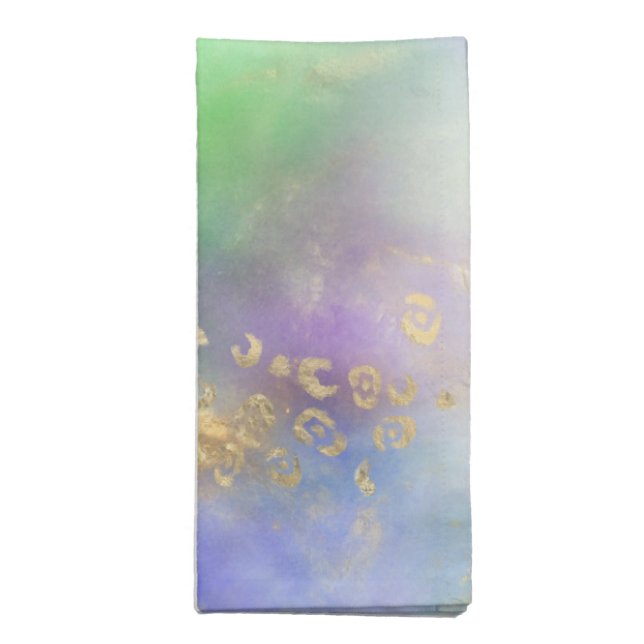 Leopard Paint Series Design 4 Cloth Napkin (Folded)