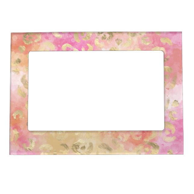 Leopard Paint Series Design 5   Magnetic Frame (Front)