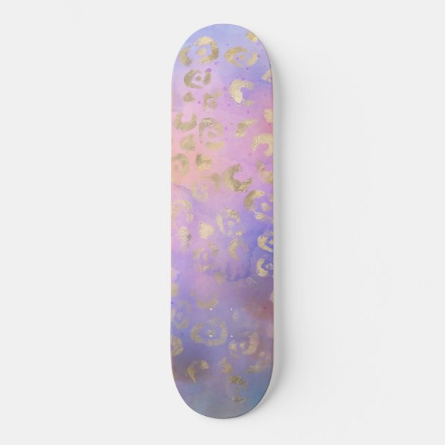 Leopard Paint Series Design 8   Skateboard (Front)