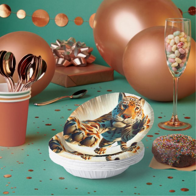Leopard Paper Bowls (Multi)
