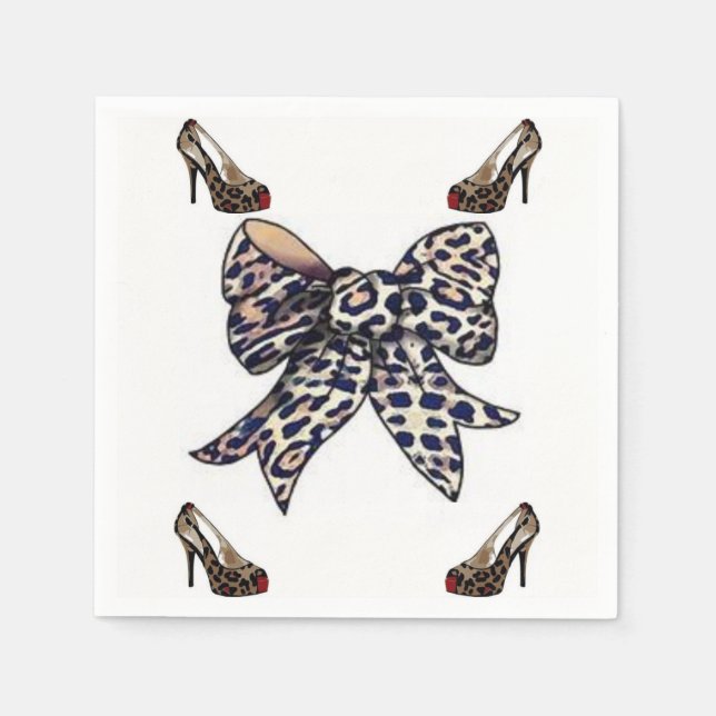 Leopard Paper Napkins (Front)