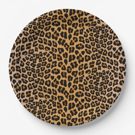 Leopard Paper Plate