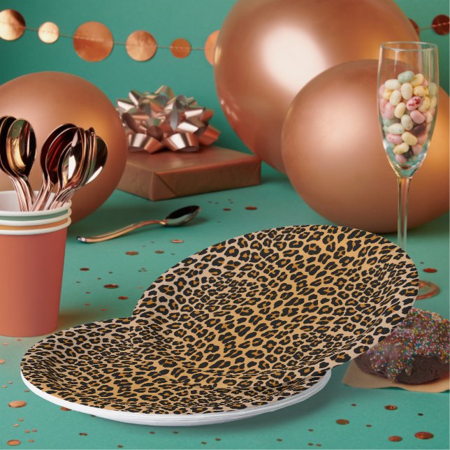 Leopard Paper Plates (Multi)