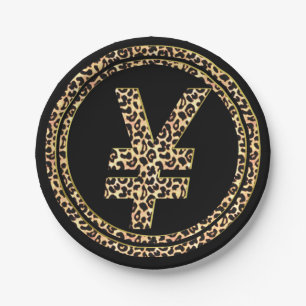 Leopard ¥ paper plates