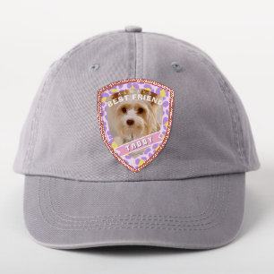 Leopard Pastel Pink Pet Photo Personalized Patch