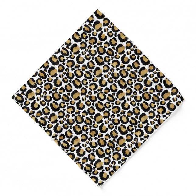 Leopard Pattern Bandana (Front)