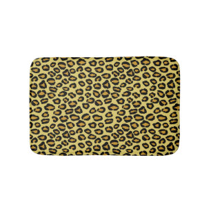 Leopard Pattern Bathroom Mat