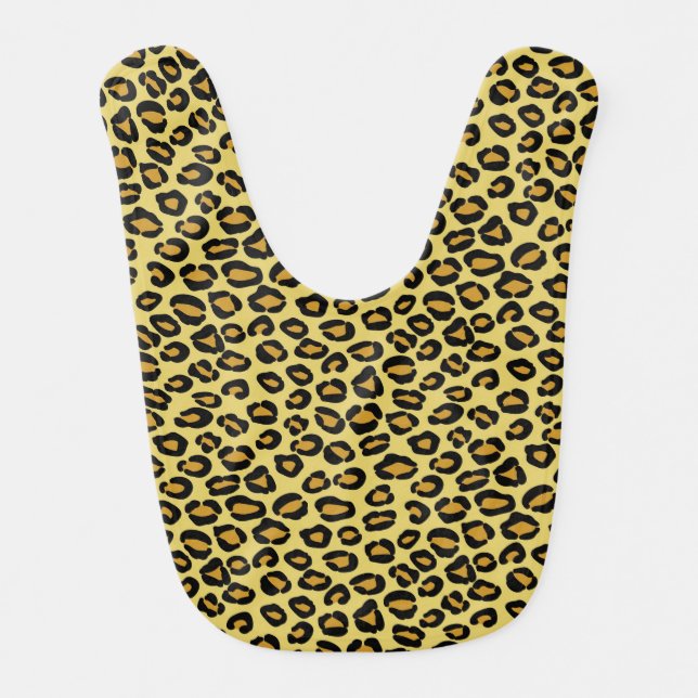 Leopard Pattern Bib (Front)