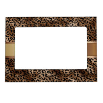 Leopard Pattern Black Bronze  Magnetic Frame