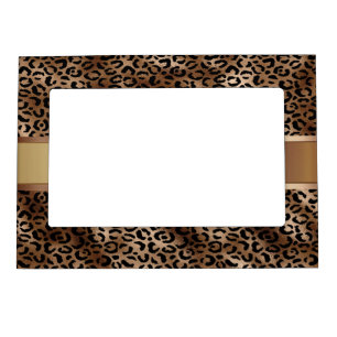 Leopard Pattern Black Bronze  Magnetic Frame