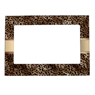 Leopard Pattern Black Bronze   Magnetic Frame