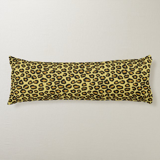 Leopard Pattern Body Pillow (Front)