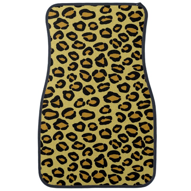 Leopard Pattern Car Floor Mat (Front)