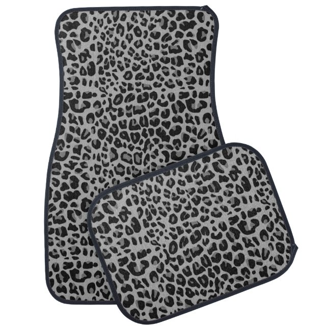 Leopard Pattern Car Mat (Set)