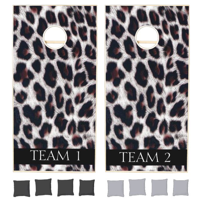 Leopard Pattern Cornhole Set (Set)