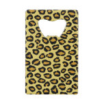Leopard Pattern Credit Card Bottle Opener