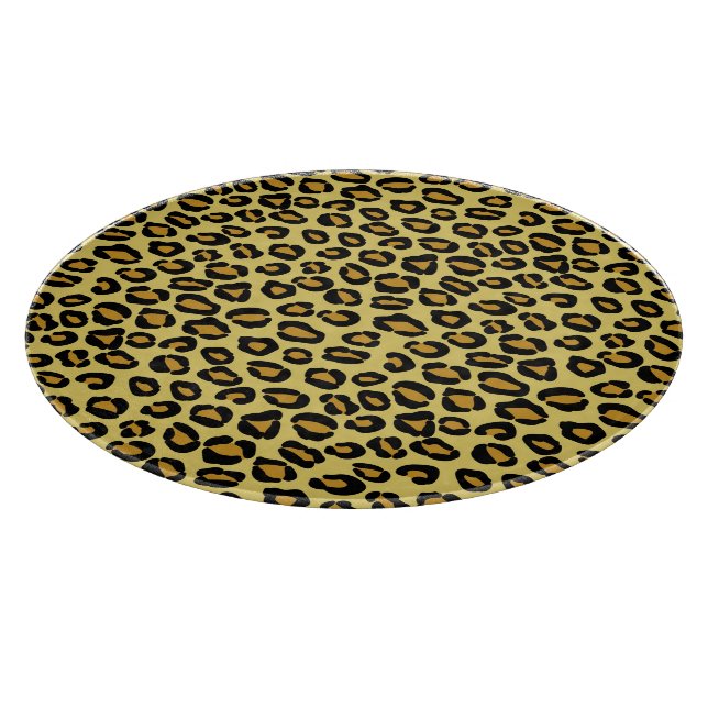 Leopard Pattern Cutting Board (Corner)