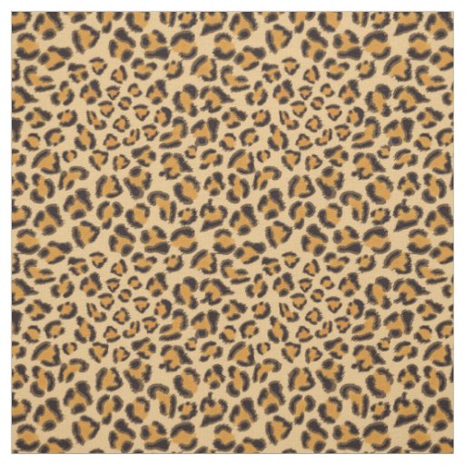 Leopard pattern fabric