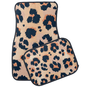 Leopard Pattern: Funny Seamless Design Car Floor Mat