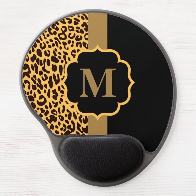 Leopard Pattern Gel Mouse Pad (Front)
