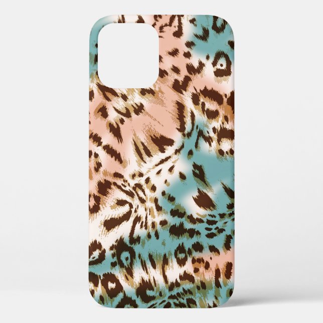 Leopard pattern illustration, animal print  Case-Mate iPhone case (Back)
