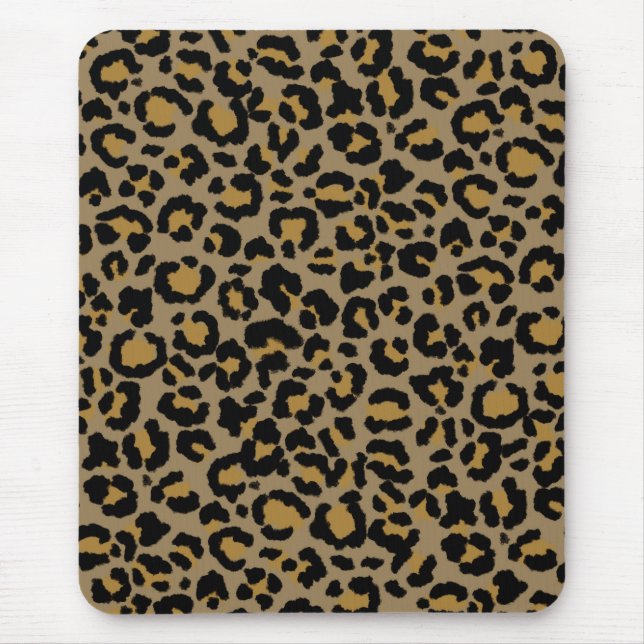 Leopard Pattern in Natural  2 Mouse Pad (Front)
