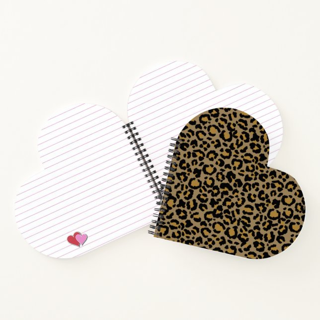 Leopard Pattern in Natural  2 Notebook (Inside)