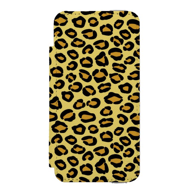 Leopard Pattern Incipio iPhone Wallet Case (Folio Front)