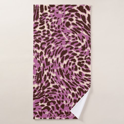 Leopard Pattern Leopard Print Animal print  Bath Towel