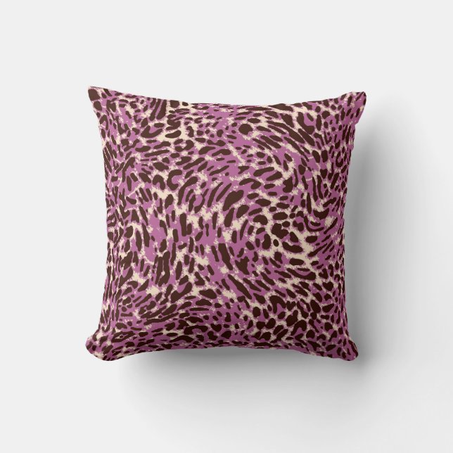Leopard Pattern, Leopard Print, Animal print,  Throw Pillow (Front)