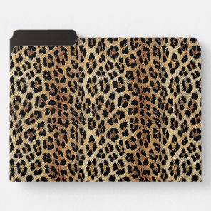 Leopard pattern leopard skin fashionable file folder