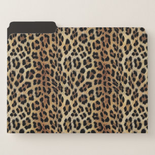 Leopard pattern leopard skin fashionable file folder