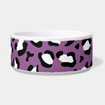 Leopard Pattern, Leopard Spots, Purple Leopard Bowl<br><div class="desc">Elegant,  stylish and sophisticated leopard pattern in purple color. Modern and trendy gift,  perfect for the animal print lover in your life.</div>