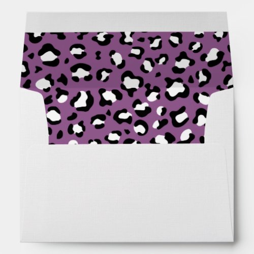 Leopard Pattern Leopard Spots Purple Leopard Envelope