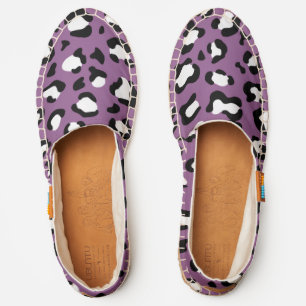 Leopard Pattern, Leopard Spots, Purple Leopard Espadrilles