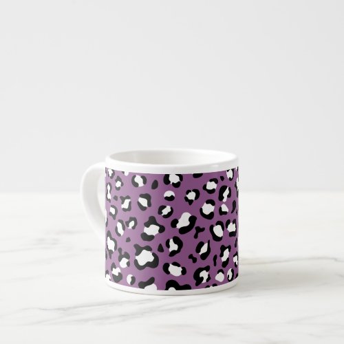 Leopard Pattern Leopard Spots Purple Leopard Espresso Cup
